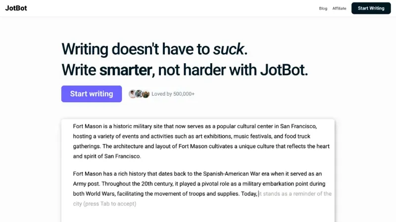 JotBot AI Review - Key Features of JotBot AI
